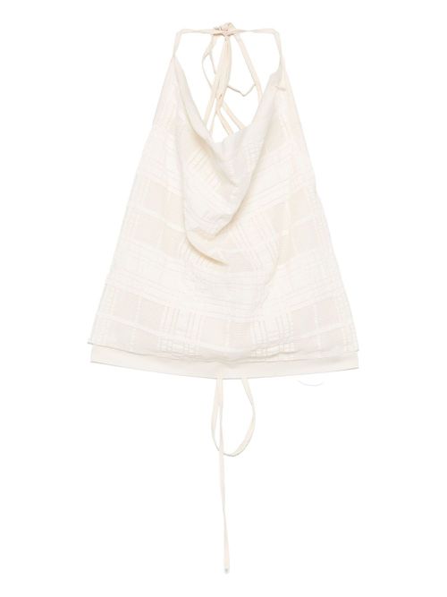 Jejia open-back top - Neutrals
