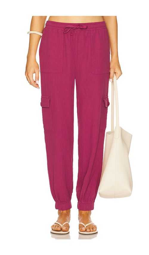 Bobi Jogger Pants in Wine.  XL. Also in L, M