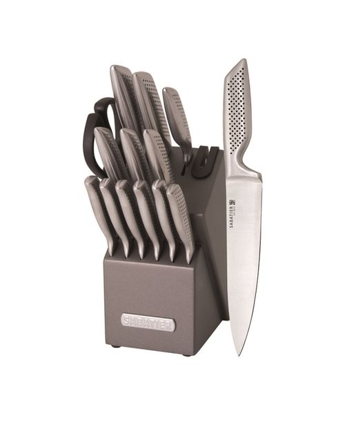 Edge keeper Cutlery Block Set, 14-Piece - Stainless