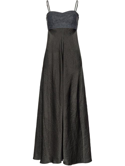 Sleeveless maxi dress - Black