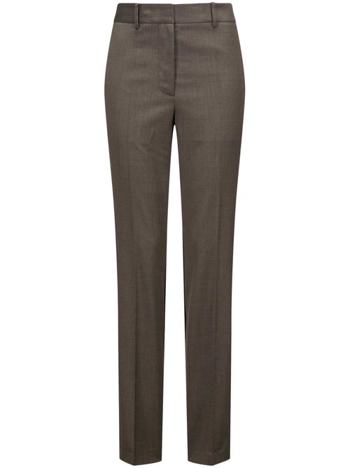 Panelled slim-fit trousers - Brown