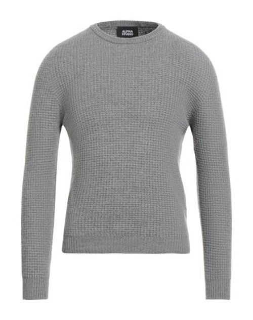 Man Sweater Grey Size 40 Merino Wool