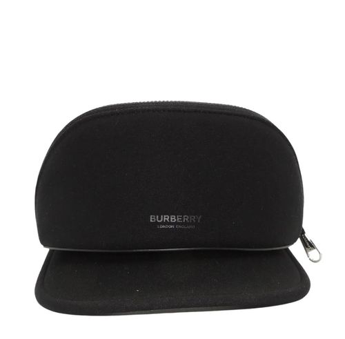 Black Detachable Zip Pocket Neoprene Visor