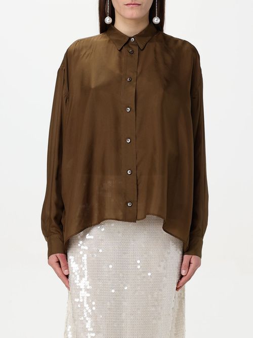 Shirt Woman color Brown