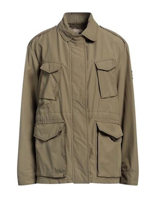 Woman Jacket Military green Size L Cotton