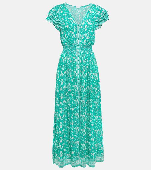 Della floral midi dress