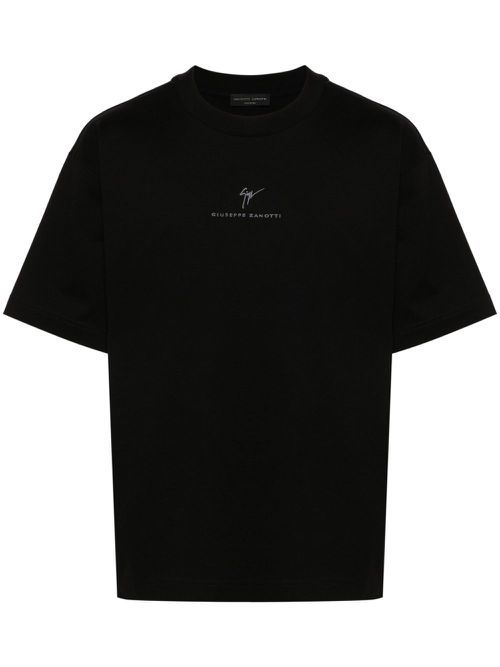 Logo-print T-shirt - Black