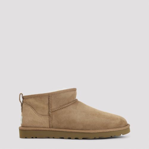 Classic Ultra Mini Boots Brown Suede Mutton Eva Shoe - Men