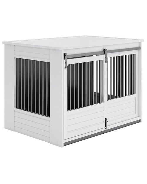 New Age Pet Ecoflex Barn Door Dog Crate End Table