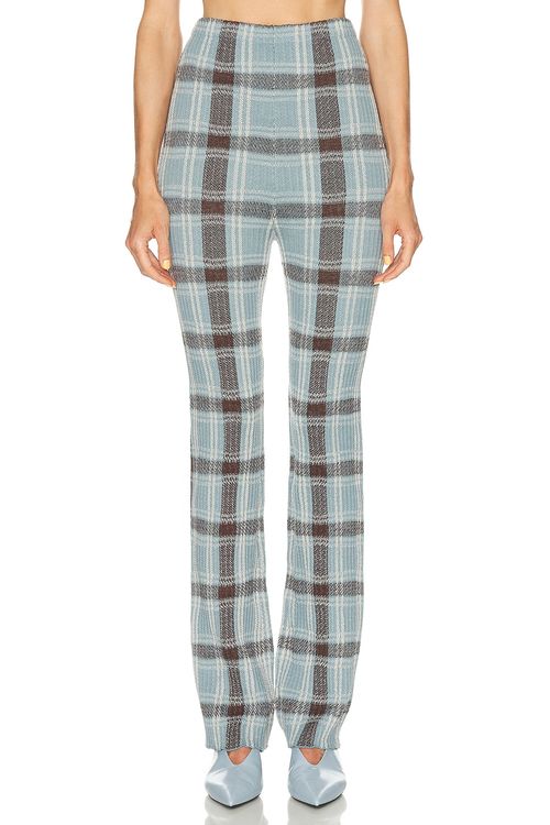 Acne Studios Kilano Check Pant in Blue & Brown - Blue. M also in