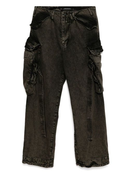 Julius Gasmask cargo trousers - Black