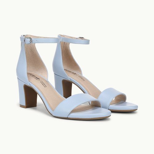 Stride Shoes Florence Dress Sandal Ice Blue Faux Leather