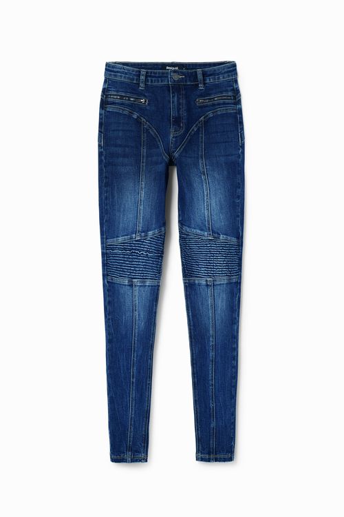 Slim biker jeans