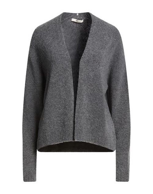 Malìparmi Woman Cardigan Grey Size L/XL Wool, Polyamide, Elastane