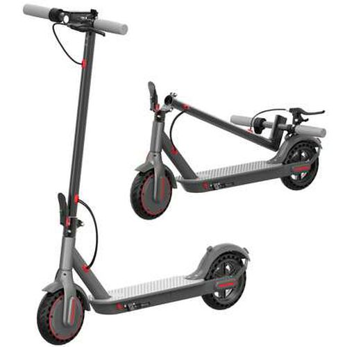 Ladped Electric Scooter - Foldable, Lightweight, Waterproof, 350W Motor, Smart APP Lock & Cruise Function, Protection, Easy To Carry