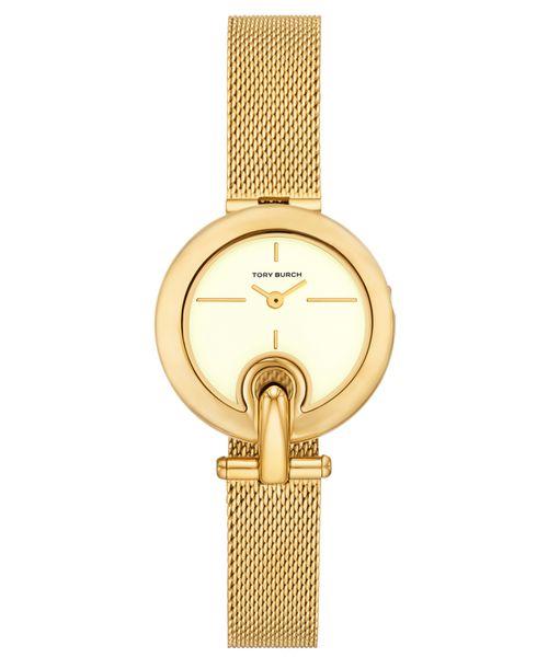 Women's The Pierced Small Quartz Two-Hand Gold Stainless Steel, 30mm - Gold