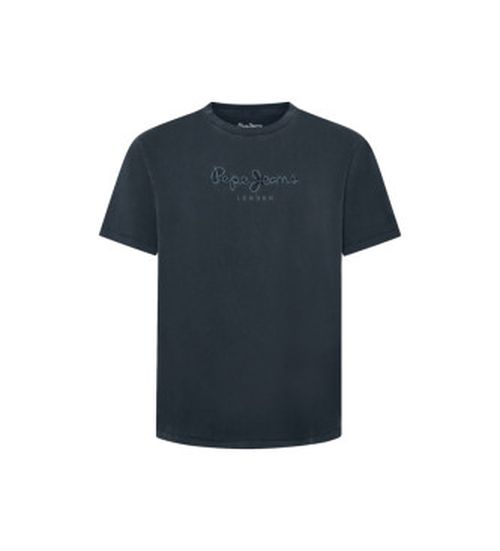 Pepe Jeans for man. PM509418 Emb Eggo navy T-shirt (M), Casual, Cotton, Short sleeve