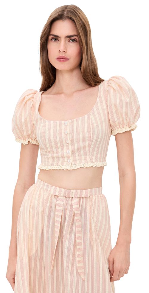 Naomi Crop Top Red