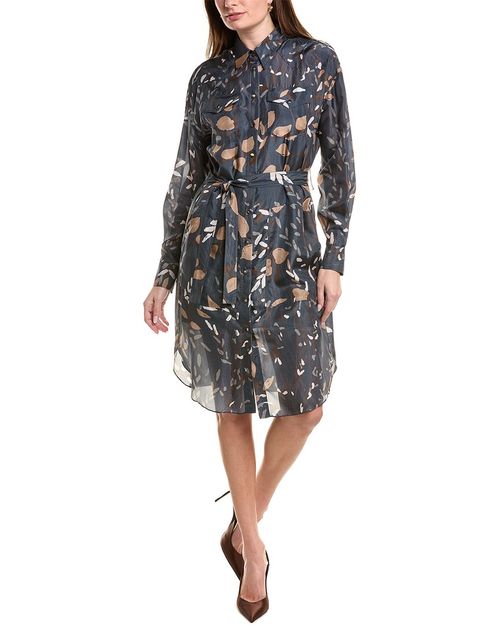Silk Shirtdress