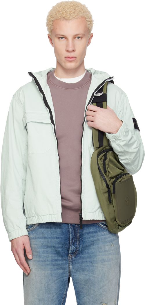 Blue 4100077 Stretch Organic Cotton Twill Jacket