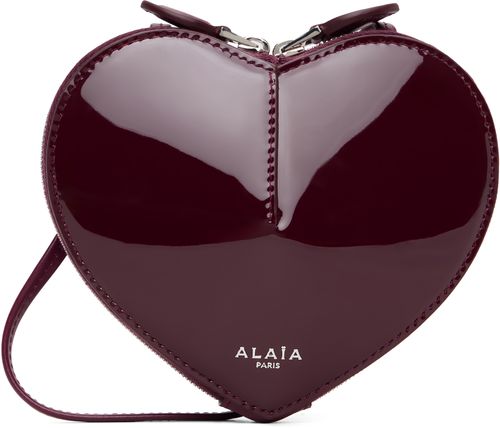Burgundy 'Le Coeur' Small Bag