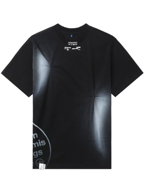 Nowia spray-paint T-shirt - Black