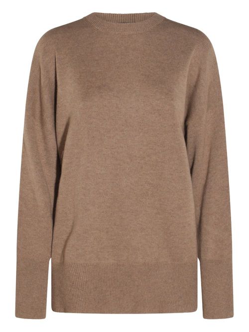 Crew-neck sweater - Brown