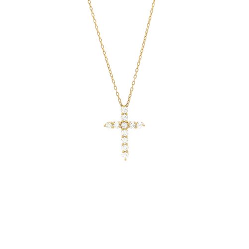 Tiffany Cross Pendant Necklace