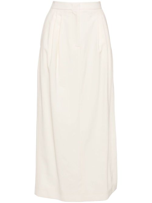 Crepe midi skirt - Neutrals