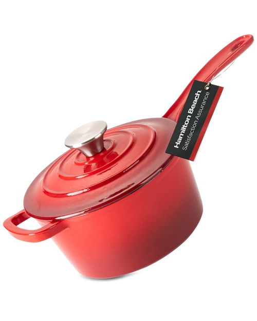 Sauce Pan Cast Iron 2qt Enamel Coating