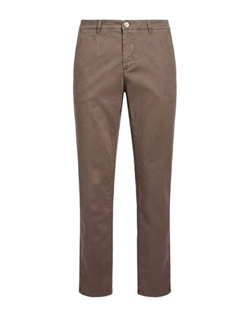 Man Pants Taupe Size 42 Cotton, Elastane