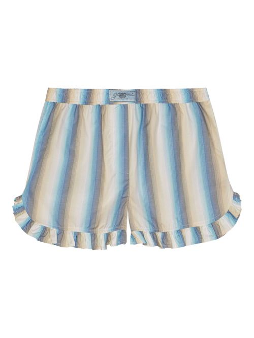 Striped shorts - Neutrals