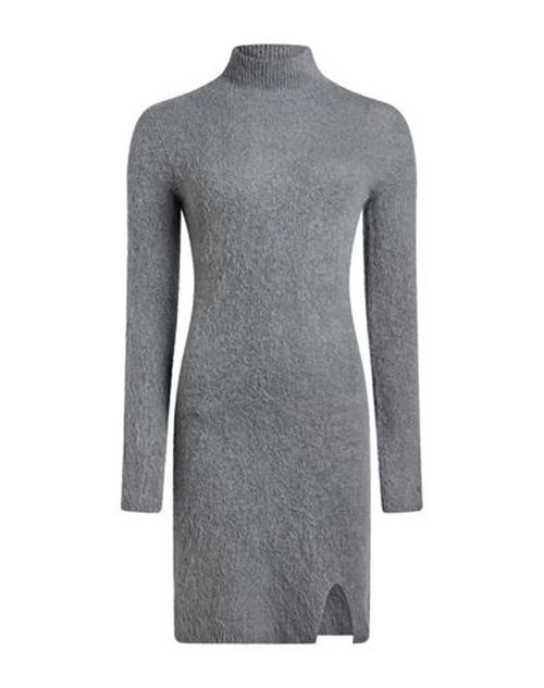 Woman Mini dress Grey Size ONESIZE Alpaca wool, Polyamide, Virgin Wool, Elastane