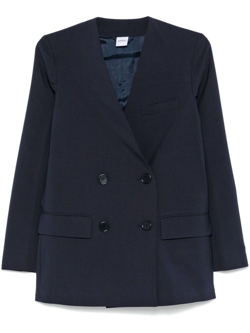 Double-breasted blazer - Blue
