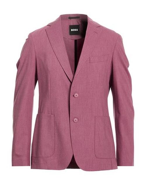 Man Blazer Mauve Size 40 Polyester, Wool, Viscose, Elastane