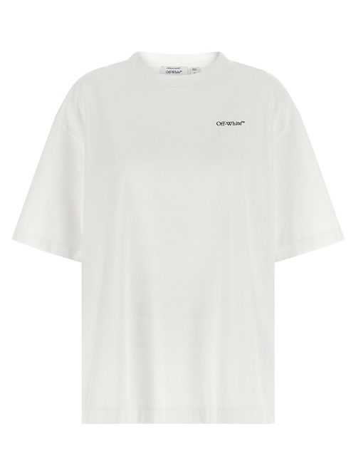 Logo-Print Half Arrow T-Shirt — White