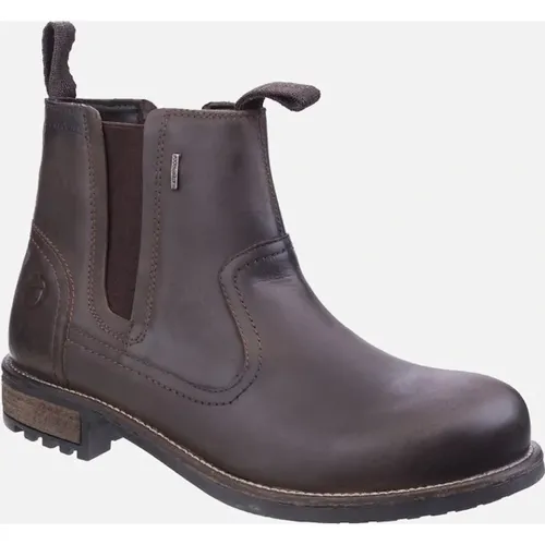 Men's Cotswold Worcester Leather Men's Brown Boots - Size: 10