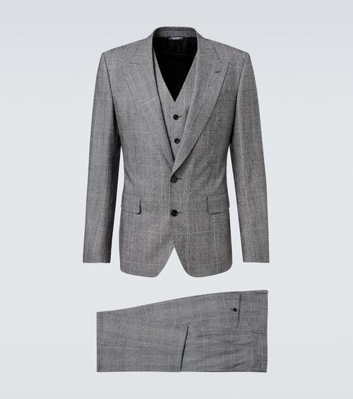 Wool-blend suit