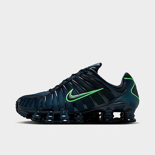 Men's Shox TL Casual Shoes in Thunder Blue/Obsidian/Green Strike