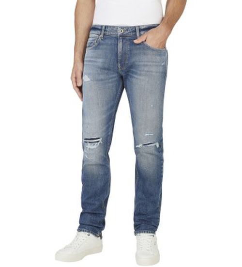 Pepe Jeans for man. PM208206 Vintage blue fit taper fit jeans (36/34), Casual, Cotton, Denim, Sustainable