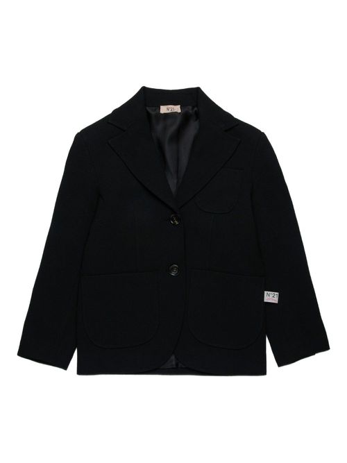 Nº21 Kids single-breasted blazer - Black