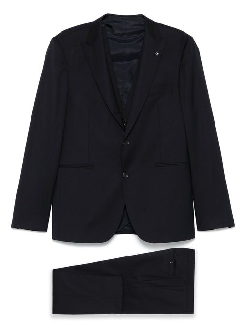 Tagliatore notched-lapels dinner suit - Blue