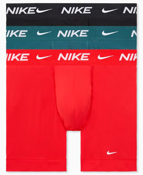 Men's Essential Micro Boxer Briefs, 3-Pack - Chile Red