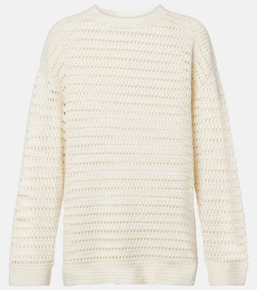 Lucy crochet cotton sweater