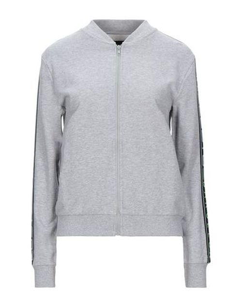 Woman Sweatshirt Grey Size S Cotton, Elastane
