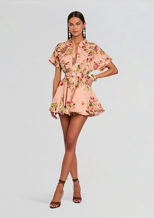 Ayla Short Dress With Belt Buckle
