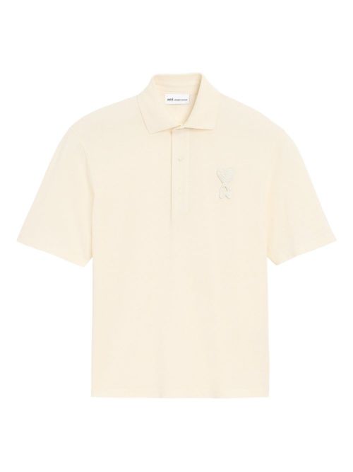 Classic Polo Shirt with Embroidered Applique