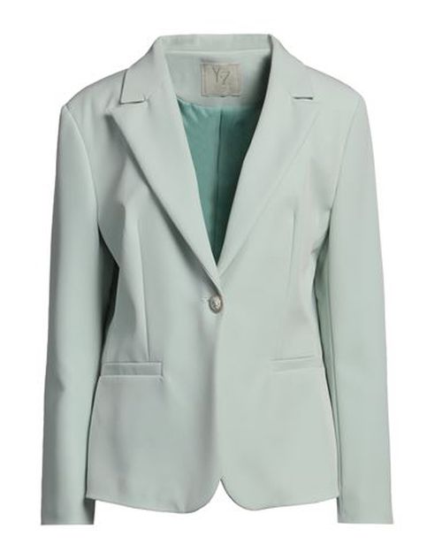 Urban Chic Woman Blazer Light green Size L Polyester, Elastane
