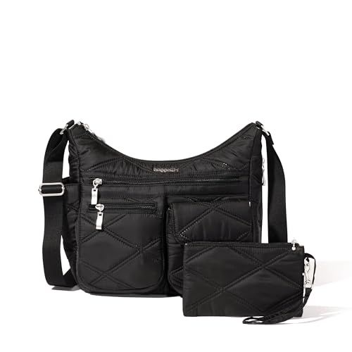 Everywhere Bagg Crossbody Bags for Women 11x9" Lightweight Nylon Hobo Bag Water-resistant Travel Bag W/Rfid Protection