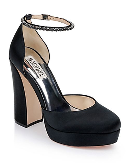 Women's Felixa Almond Toe Adorned Strap High Heel Pumps